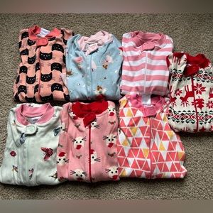 Hanna Andersson Zip Pajamas Sleepers - size 90